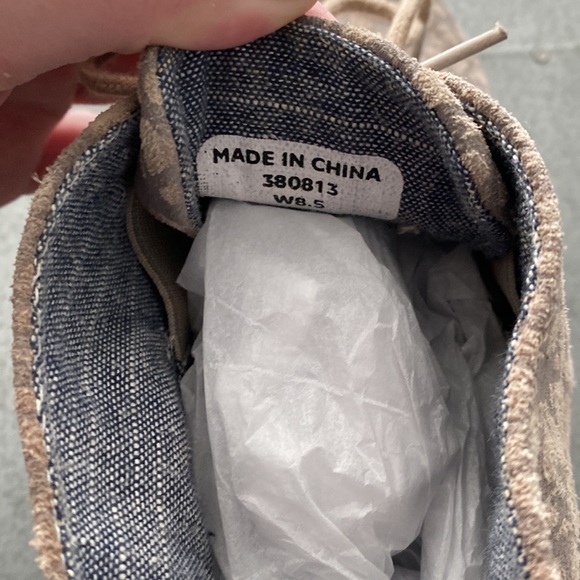 EUC TOMS Moroccan Wedge Booties / Size 8.5 - Picture 6 of 8